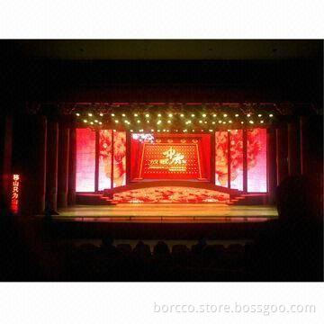 Outdoor lightweight LED curtain screen for stage